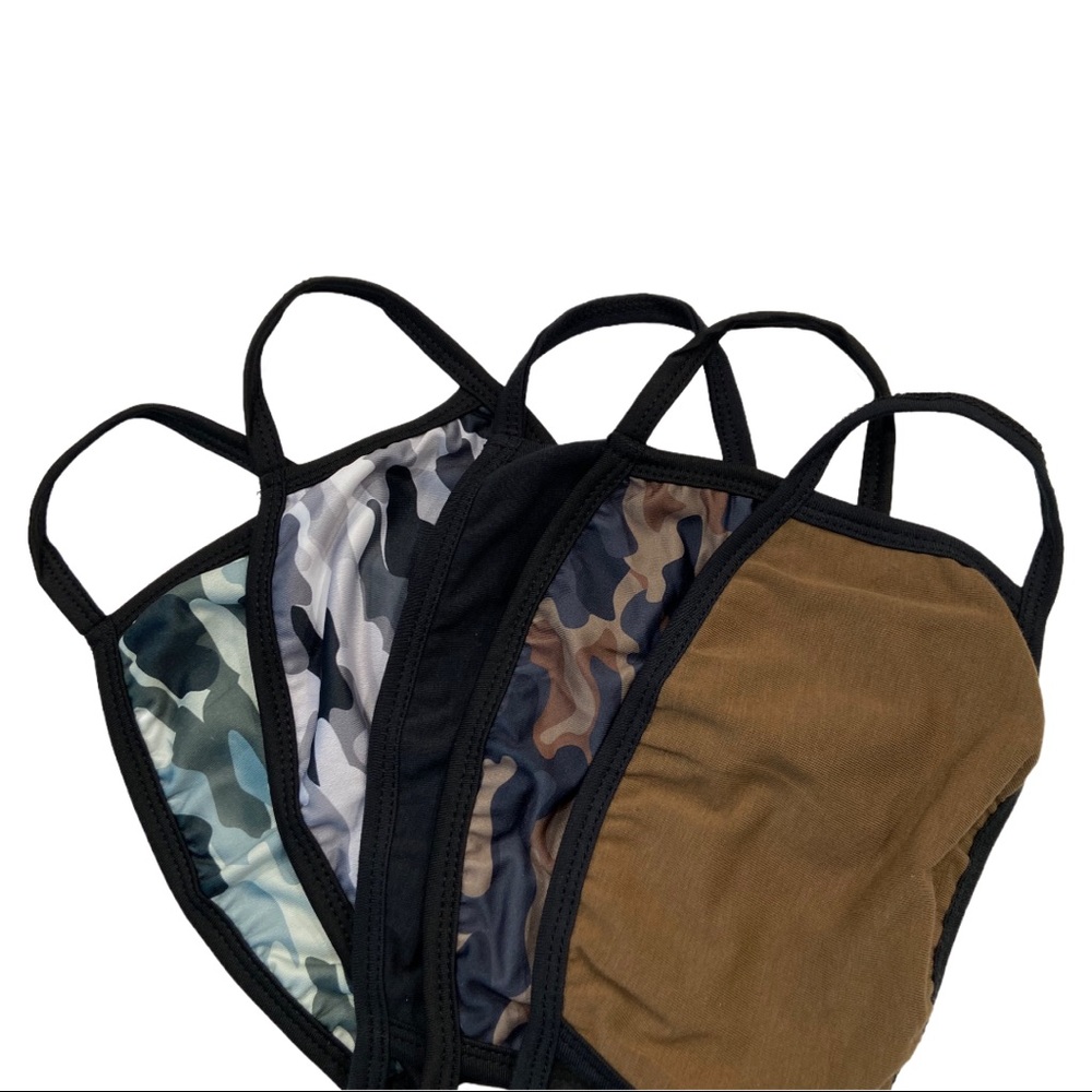 🌻3/$18 or 5/$25🌻 5 pack Camo Combo Print Face Mask Bundle - Picture 3 of 5